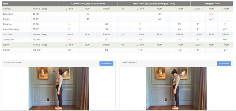 Movement health report image
